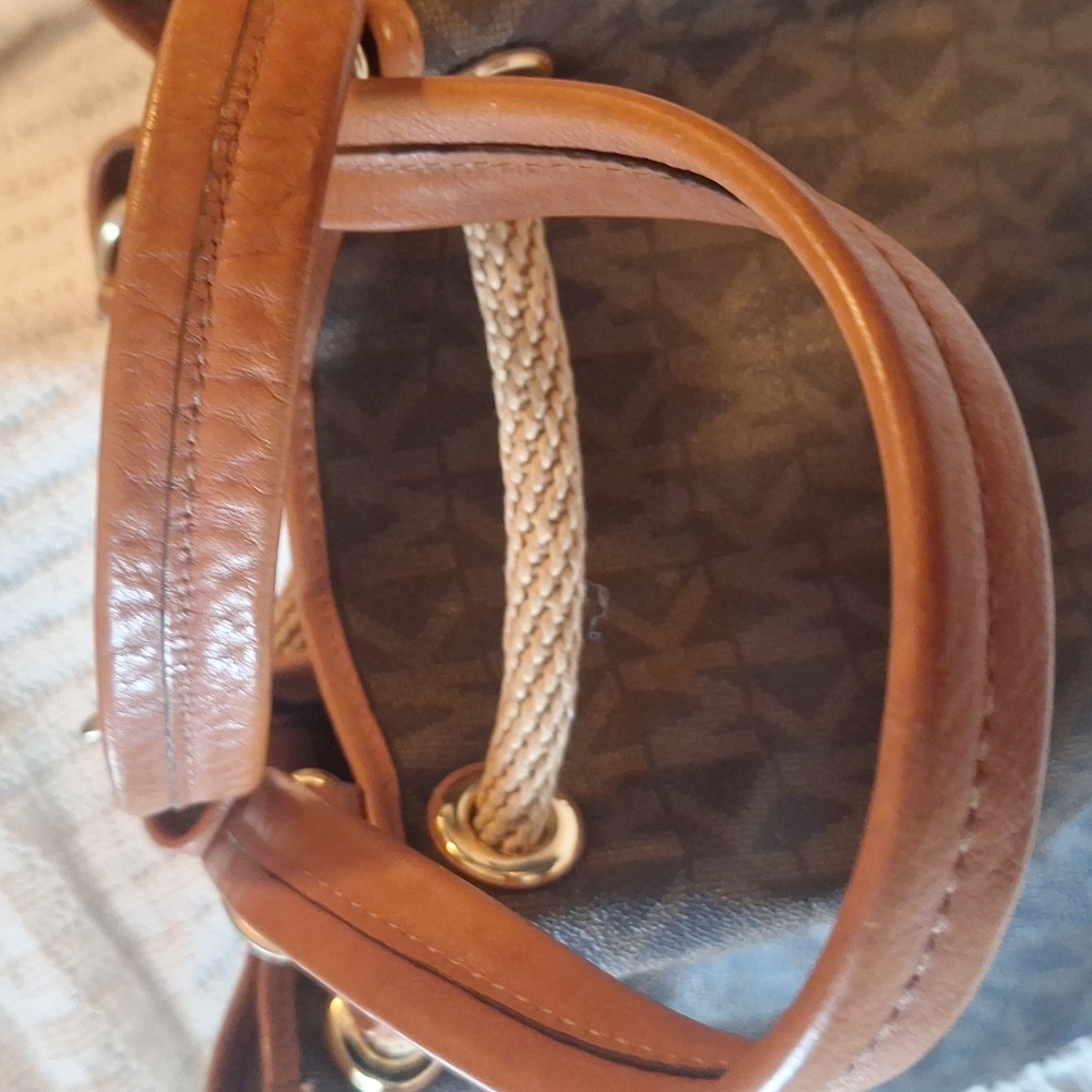 Michael Kors Brown and Tan Shoulder Bag - Picture 5 of 16